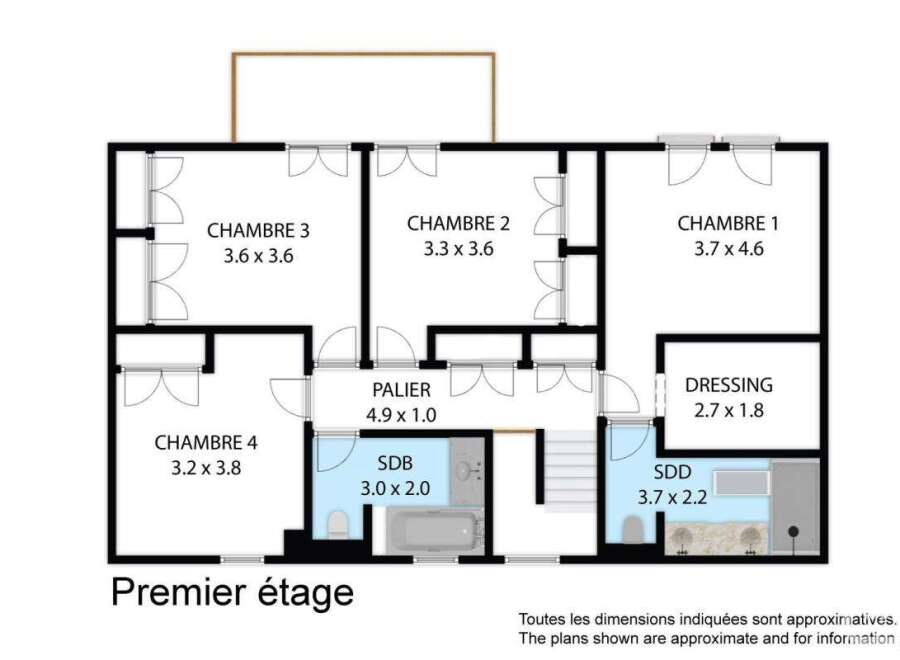 Discover this charming property featuring four bedrooms, perfect for families or those seeking extra space.