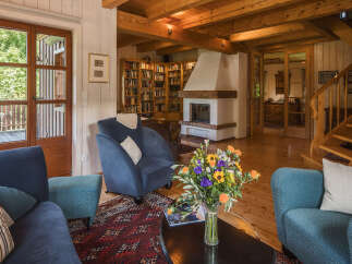 Step into a world of rustic elegance with this stunning property.