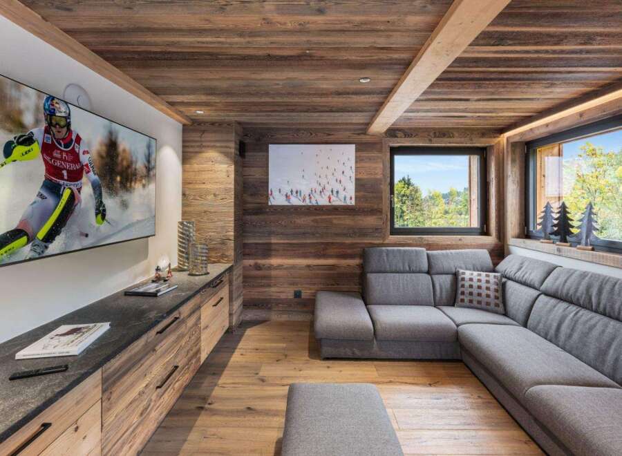 Experience the epitome of alpine luxury in this stunning living space.