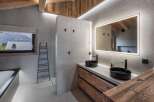 Experience luxury living in this stunning bathroom.