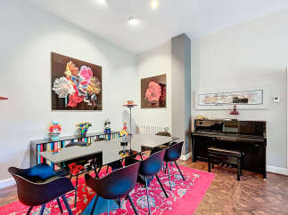 Step into this stylish dining room, perfect for entertaining and everyday living.