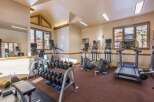This well-equipped gym offers a variety of workout options, including cardio machines and free weights.