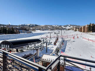 Enjoy stunning mountain views and ski-in/ski-out access from this luxurious property.
