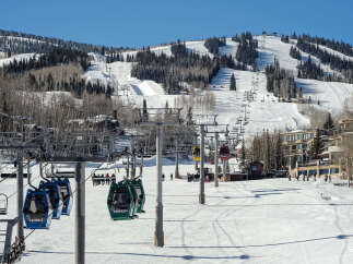 Enjoy breathtaking mountain views and ski-in/ski-out access at this stunning property.