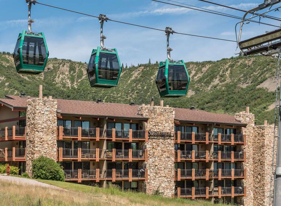 Experience luxury living at Stonebridge Condominiums, offering stunning views and convenient access to the Snowmass ski area.