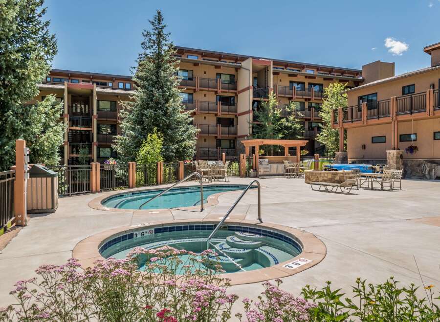 Enjoy the ultimate relaxation at this stunning property featuring two inviting hot tubs.