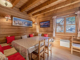 Step into a cozy and inviting dining area, perfect for enjoying meals with loved ones.