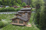 Discover the epitome of alpine luxury in this stunning chalet nestled amidst the breathtaking mountain scenery.