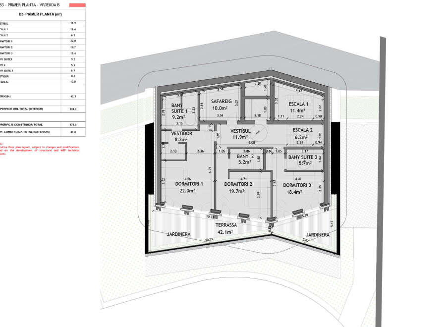 Discover this spacious 3-bedroom apartment on the first floor, offering a generous 128.