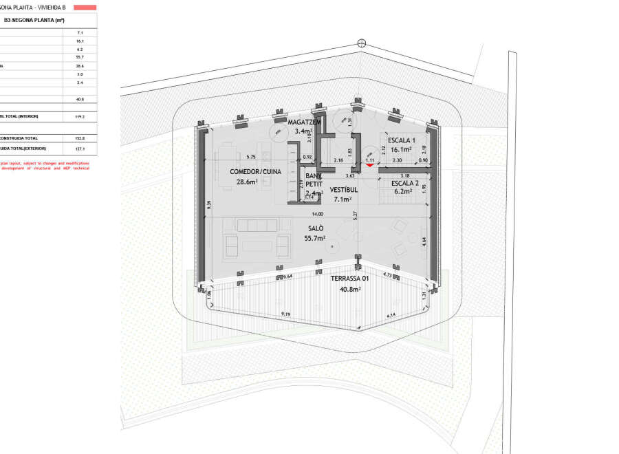 Discover this spacious B3 apartment featuring a generous 55.