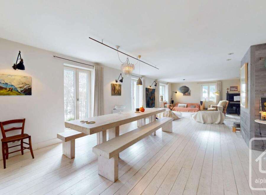 This stunning property boasts a spacious, open-plan living area, perfect for entertaining.