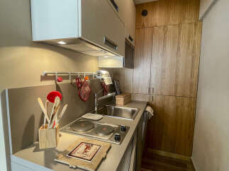 Discover this charming kitchen space, perfect for culinary adventures.