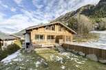 This stunning wooden chalet offers a perfect blend of rustic charm and modern comfort.