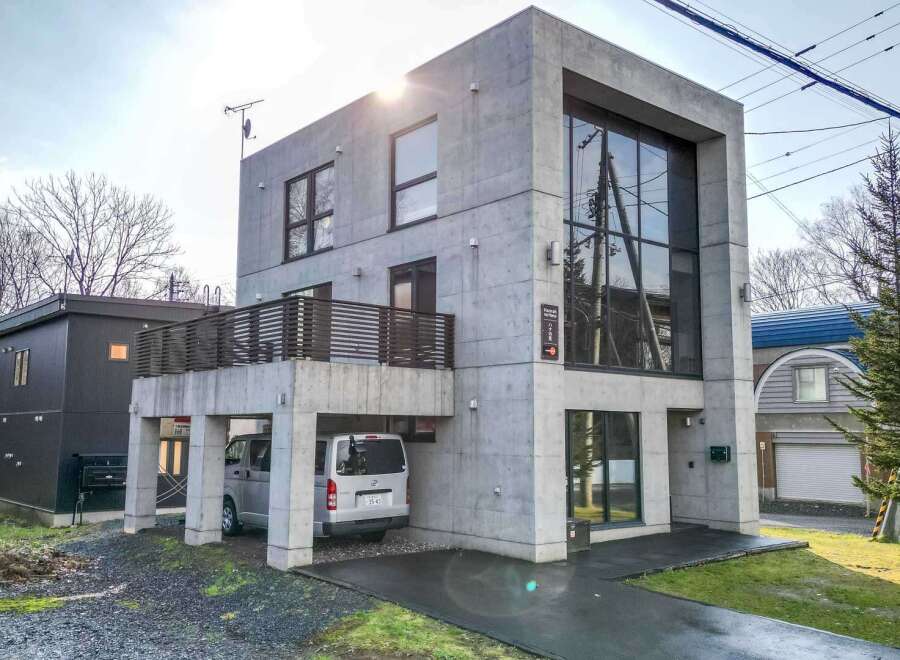 Discover modern living in this stunning concrete home.