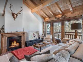 Experience the epitome of alpine luxury in this stunning living space.