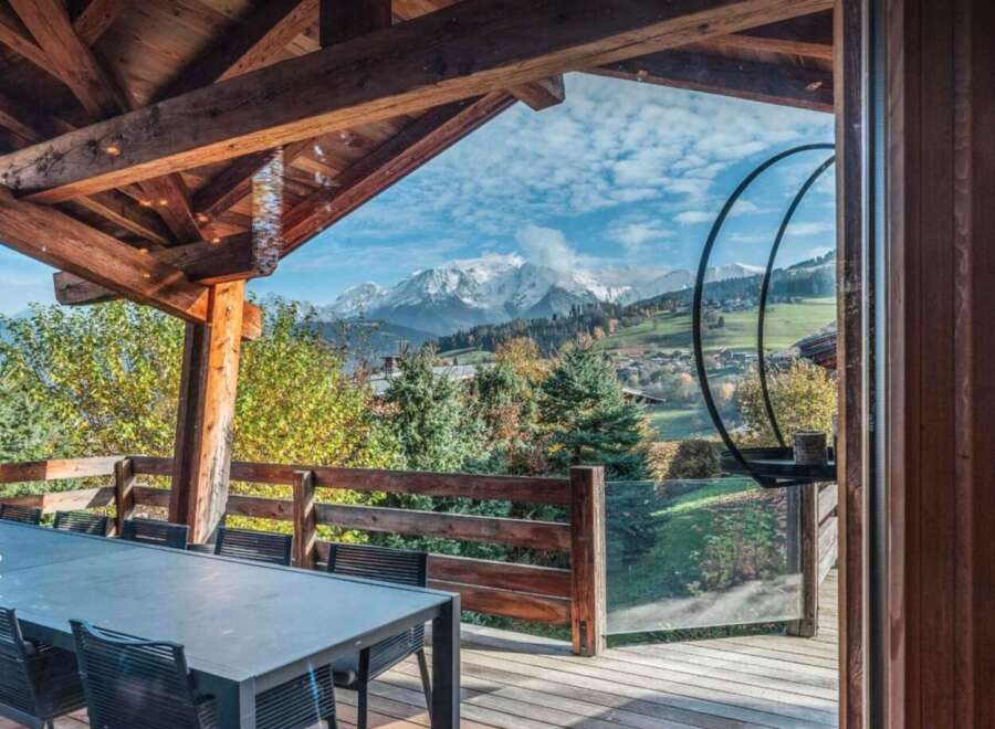 Experience breathtaking mountain views from this stunning property.