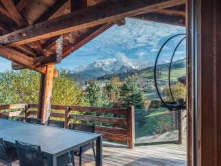 Experience breathtaking mountain views from this stunning property.