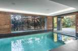 Experience luxury and tranquility in this stunning indoor pool.