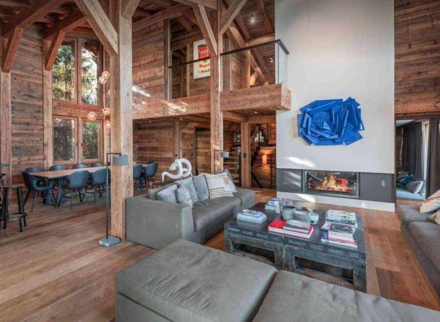 Experience the epitome of rustic luxury in this stunning chalet.