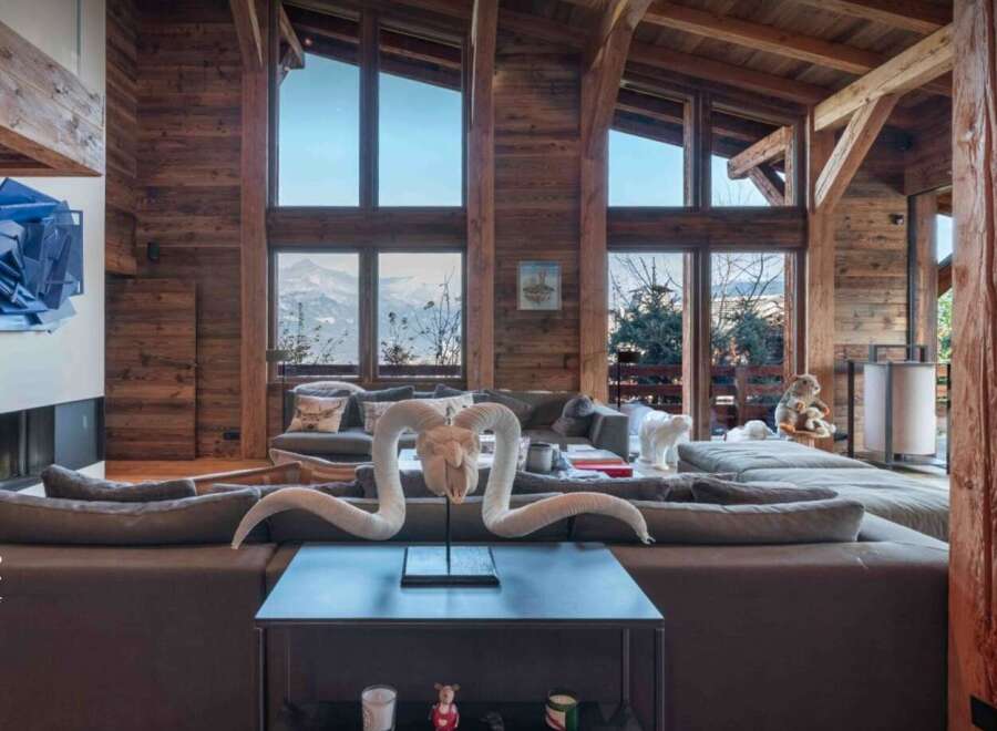 Experience the epitome of luxury living in this stunning chalet, boasting breathtaking mountain views.