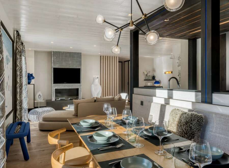 Experience luxury living in this stunning property, featuring a modern open-plan design perfect for entertaining.