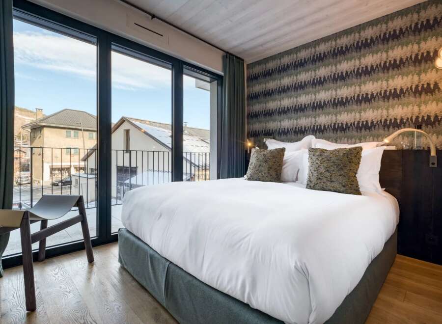 Experience luxury and comfort in this stunning bedroom.