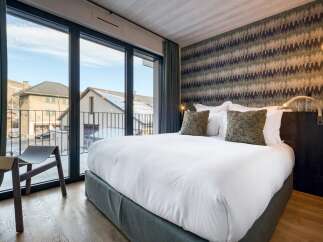 Experience luxury and comfort in this stunning bedroom.