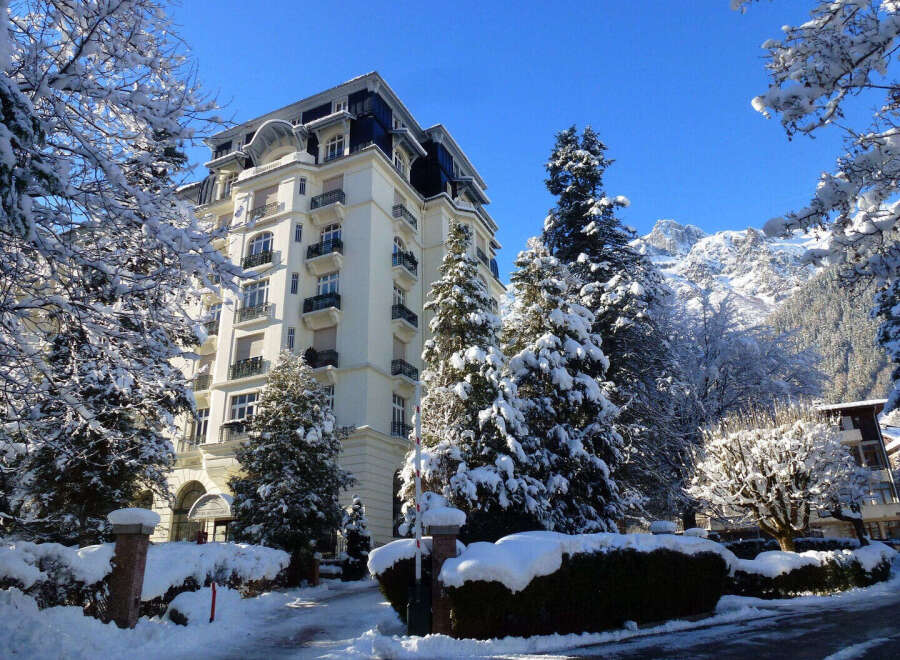 Discover a stunning property nestled in a winter wonderland.