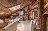 Experience rustic charm in this stunning chalet-style living space.