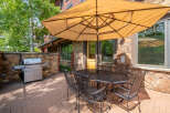 Enjoy outdoor living at its finest with this stunning patio space.