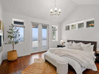 Experience luxury and tranquility in this stunning bedroom.