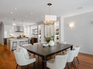 Step into luxury with this stunning dining area, perfect for hosting and everyday living.