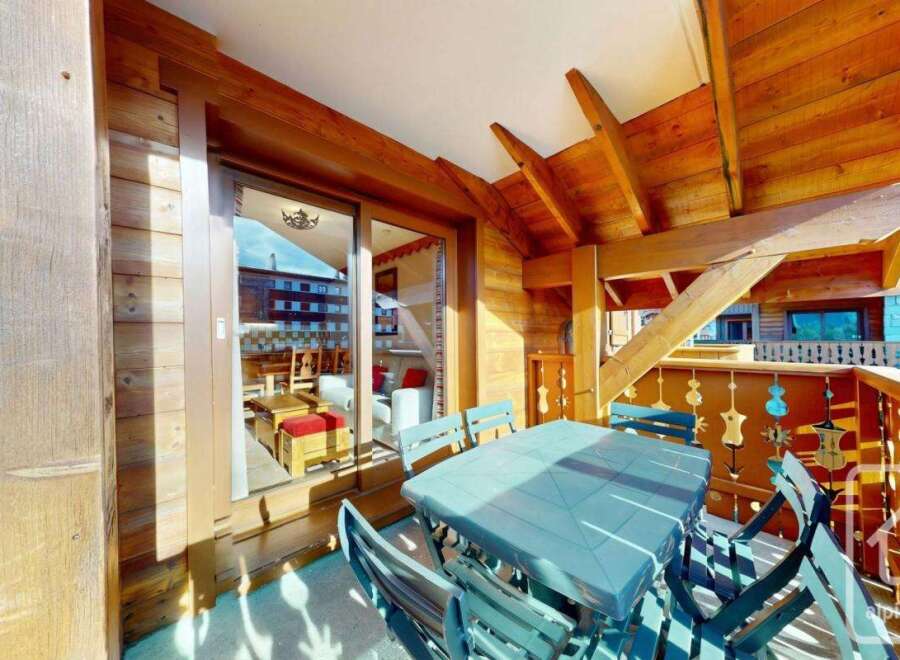 Enjoy breathtaking views from this charming balcony.