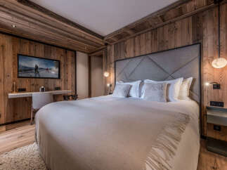 Experience luxury and comfort in this stunning bedroom.