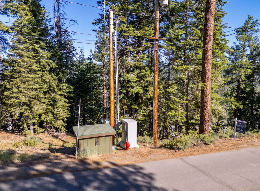 Nestled amidst towering pines, this property offers a serene escape with stunning natural beauty.