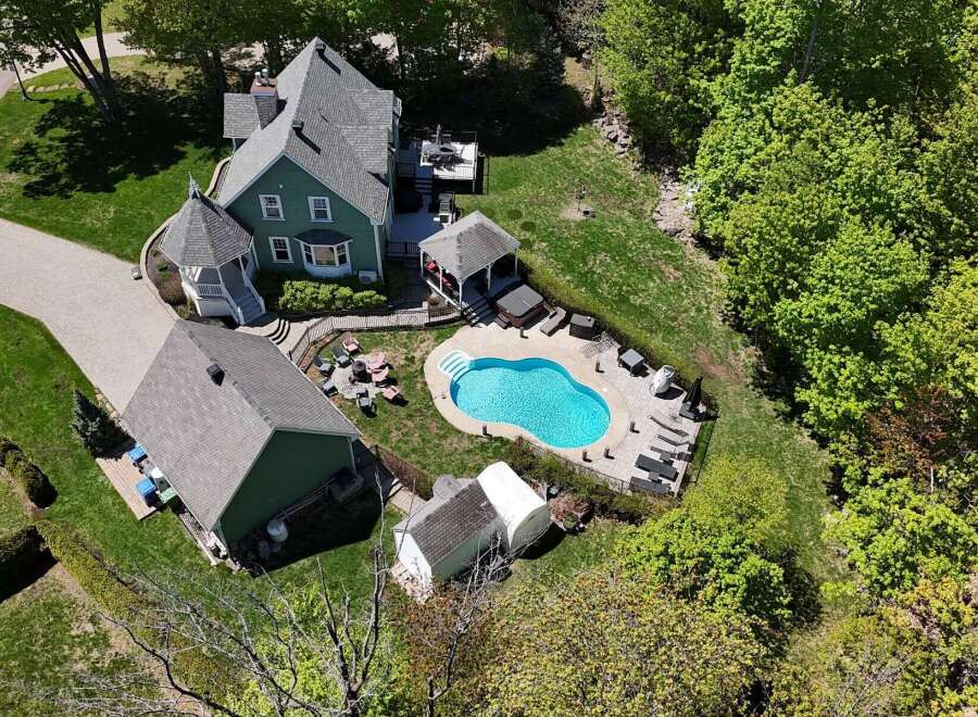 Discover your dream home with this stunning property! Featuring a beautiful pool, gazebo, and ample outdoor space, perfect for entertaining or relaxing.