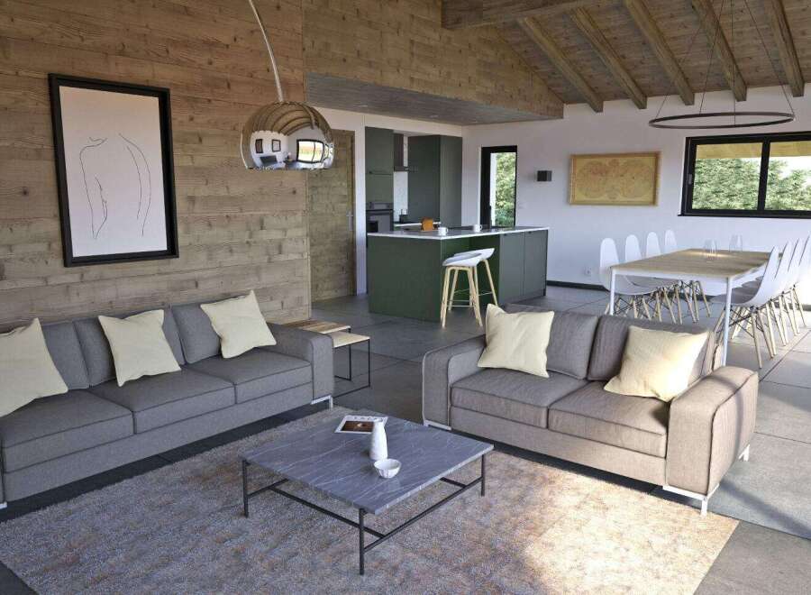 Step into modern elegance with this stunning property, featuring a beautifully designed living space.