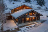 Experience the charm of this stunning chalet nestled in a winter wonderland.