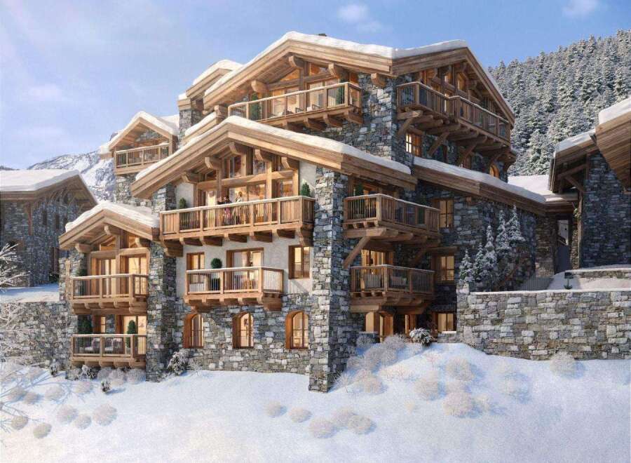 Experience luxury living in this stunning chalet nestled in a winter wonderland.