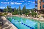 Enjoy a luxurious stay at this stunning property, featuring a beautiful outdoor pool perfect for relaxation.