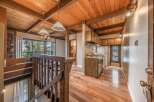 Step into a charming home with a rustic, inviting atmosphere.