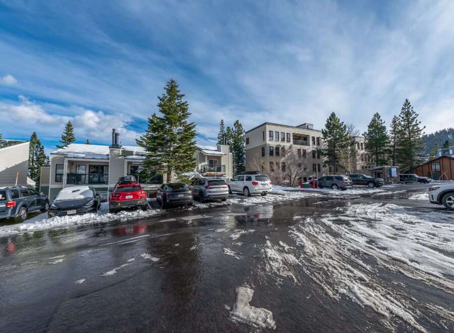 Discover a charming property nestled in a serene, snow-kissed environment.