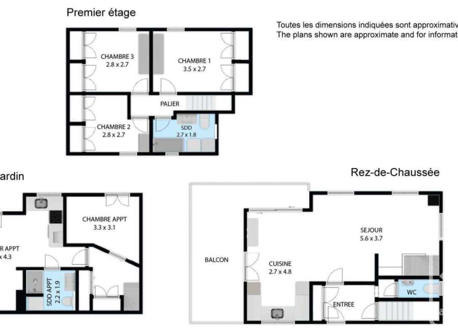 Discover a stunning property with a well-designed layout, featuring multiple bedrooms and living spaces.