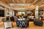 Experience luxury living in this stunning property, featuring exquisite wooden accents throughout.