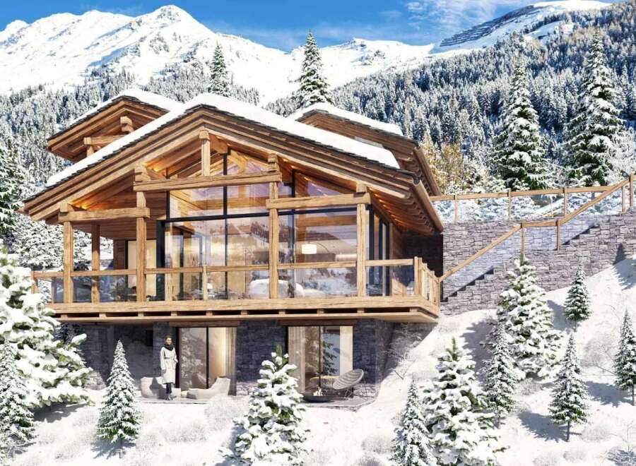 Experience the ultimate in luxury living with this stunning mountain chalet.