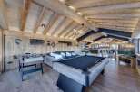 Experience luxury living in this stunning property featuring a game room with a pool table and foosball.
