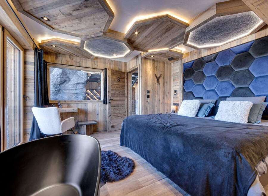 Experience luxury and comfort in this stunning bedroom.