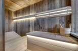 Experience the ultimate relaxation in this stunning sauna.