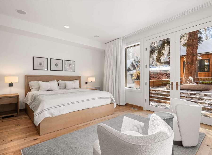 Experience the epitome of luxury in this stunning bedroom.