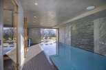 Experience luxury and tranquility in this stunning indoor pool.